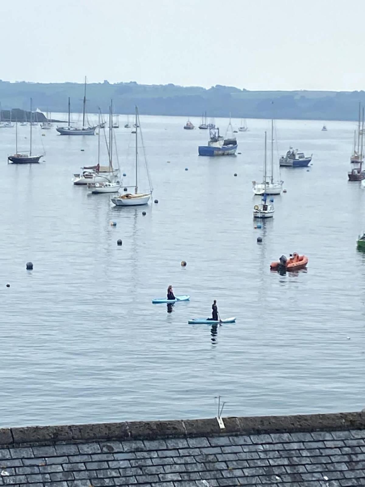 Stunning Waterfront Apartment With Spectacular Views & Parking At 'Captains Loft' Falmouth Esterno foto